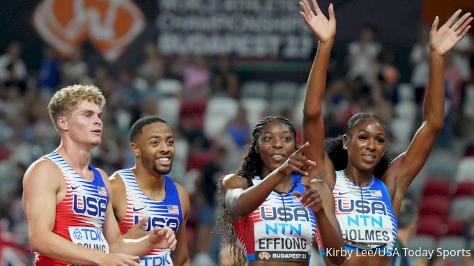 Madness In The Mixed 4x400, U.S. Wins With New World Record - FloTrack