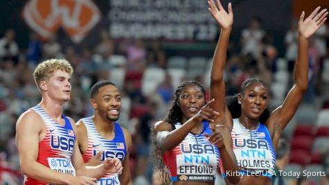 Madness In The Mixed 4x400, U.S. Wins With New World Record