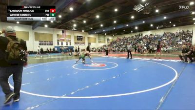 144 Boys Quarterfinal - Arseni Kikiniou, Poway vs Langdon Mullica, Westview