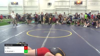 102-S Mats 1-5 3:00pm lbs Round Of 32 - Colin Zito, NY vs Shay Krysinski, PA