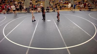 82 lbs Champ. Round 1 - Jaxson Ohly, WI vs Jax Teran, IL