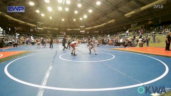 61 lbs Final - Alex Morgan, Fort Gibson Youth Wrestling vs Colter Chaffin, Tahlequah Wrestling Club