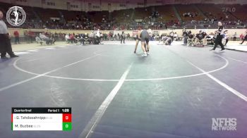 5A-175 lbs Quarterfinal - George Tahdooahnippah, ELGIN vs Mason Buzbee, GLENPOOL