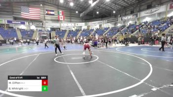 126 lbs Consi Of 8 #1 - Matthew Clifton, Mile High WC vs Benjamin Whitright, Cheyenne East HS