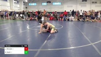 110-J lbs Round Of 16 - Juan Barajas, OH vs Kaiden Kash, PA