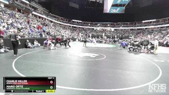 144-2A 5th Place Match - Charlie Miller, North Fork High School vs Mario Ortiz, Sedgwick County/Fleming