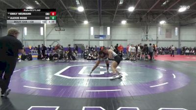 138 lbs 1st Place Match - Emily Neumann, Central Methodist University vs Alexis Ross, Iowa Central Community College