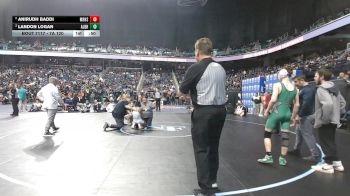 7A 120 lbs Cons. Semi - Anirudh Baddi, Marvin Ridge High School vs Landon Logan, A.L. Brown High School