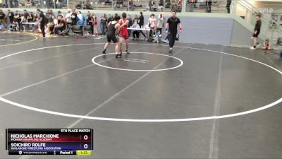 126 lbs 5th Place Match - Soichiro Rolfe, Avalanche Wrestling Association vs Nicholas Marchione, Pioneer Grappling Academy