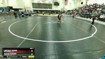 132 lbs Round 3 (10 Team) - Kozad Porter, Cheyenne East vs Lincoln Young, Rock Springs