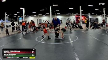 56 lbs Finals (2 Team) - Owen Zimmerman, Full Circle vs Nick Romano, Marlton Chiefs