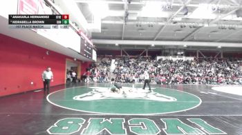 145 lbs 1st Place Match - Anakarla Hernandez, St Helena vs Keirabella Brown, Concord
