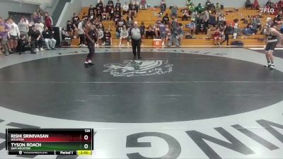 126 lbs Champ. Round 1 - Tyson Roach, Sam Houston vs Rishi Srinivasan, Houston