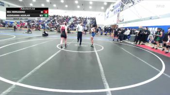 100 lbs Champ. Round 1 - Maiya Duran, JW North vs Calista Kilen, Big Bear