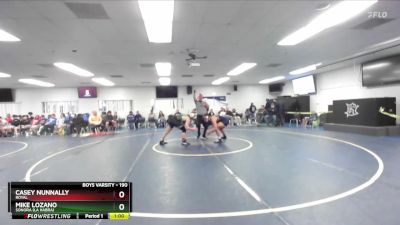 190 lbs Cons. Round 2 - Mike Lozano, Sonora (La Habra) vs Casey Nunnally, Royal