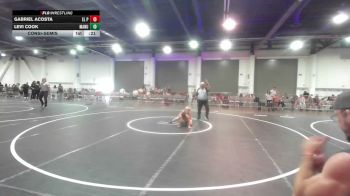 61 lbs Consolation - Gabriel Acosta, El Paso Texas WC vs Levi Cook, Manu WC