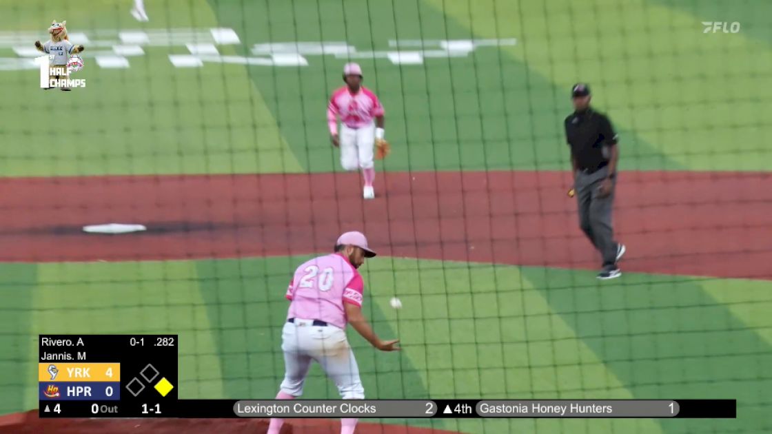 WATCH: High Point Rockers Complete Wild Double-Play