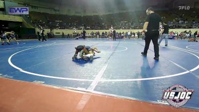 67 lbs Round Of 16 - Uzziah Clark, HURRICANE WRESTLING ACADEMY vs Cole Schindel, Liberty Warrior Wrestling Club