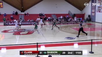 Replay: Babson vs Clark (MA) | Jan 8 @ 6 PM