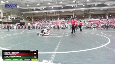 115 lbs Semifinal - Landon Mathews, Nebraska Boyz vs Kelton Doucet, Kansas Young Guns