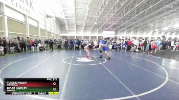 215 lbs Quarterfinal - Ridge Lindley, Fremont vs Tuiono Valeti, Springville