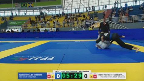 PEDRO FRANCISCO NASCIMENTO SILVA vs CLEBER HORTA DA CRUZ NETO 2026 FPJJ Circuito Paulista GI Etapa 3