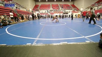 92-98 lbs Rr Rnd 1 - Johnny Nieto, Sallisaw Takedown Club vs Jackson Smith, Lions Wrestling Academy