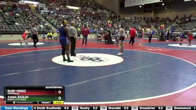 6A 235 lbs Quarterfinal - Zania Raglin, North Little Rock vs Ruby Perez, Springdale