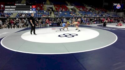 120 lbs Cons. Sub-rd Of 64 - Zedek Pabst, AL vs Jake Benyo, PA