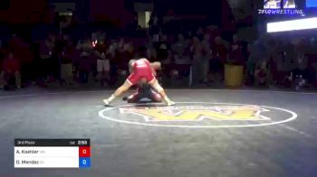 113 lbs 3rd Place - Alan Koehler, Minnesota vs Dominic Mendez, California