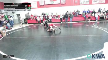 85 lbs Rr Rnd 1 - Random Edwards, Locust Grove Youth Wrestling vs Judah Aguayo, Grove Takedown Club