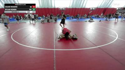 124-125 lbs Round 2 - Rylan Konen, Weyauwega-Fremont vs Caleb Rogers, Thunderbirds WC