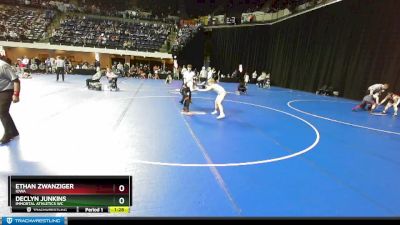 135 lbs Cons. Round 2 - Ethan Zwanziger, Iowa vs Declyn Junkins, Immortal Athletics WC