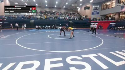 215 lbs Quarterfinal - Divine OnyeJiaka, Richardson Lake Highlands vs Juett King, McKinney
