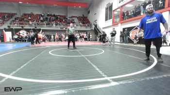 45 lbs Quarterfinal - Duke Hawkins, Checotah Matcats vs Koen Wiggins, Roland Youth League Wrestling