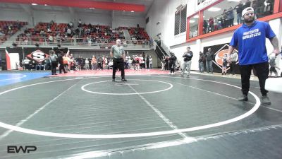 45 lbs Quarterfinal - Duke Hawkins, Checotah Matcats vs Koen Wiggins, Roland Youth League Wrestling