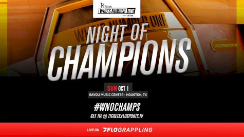Tickets On Sale NOW For Tezos WNO 20: Night Of Champions In Houston, TX