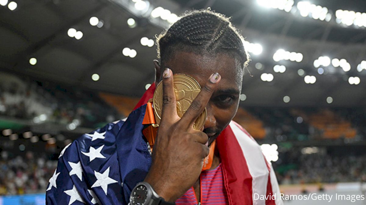 Noah Lyles First To Claim Sprint Double Since Usain Bolt