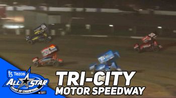 Highlights | 2023 Tezos All Star Sprints at Tri-City Motor Speedway