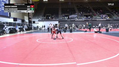141 lbs Quarterfinal - Mason Gibson, Rutgers vs Colt Schrader, Army