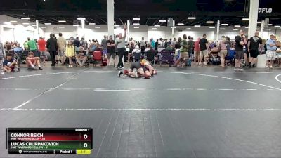 130 lbs Round 1 (4 Team) - Connor Reich, Mat Warriors Blue vs Lucas Churpakovich, Mat Warriors Yellow