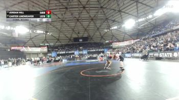 Boys 4A 190 lbs Cons. Round 1 - Carter Lineweaver, Lake Stevens vs Jordan Hill, Kamiakin