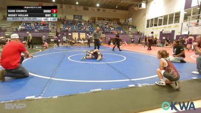 100 lbs Rr Rnd 5 - Kade Church, Skiatook Youth Wrestling vs Nodey Hollan, Warhorse Wrestling Club