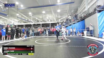 49 lbs Quarterfinal - Ayden Carr, SlyFox vs Ezra Taussig, GHWC