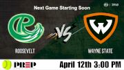 Replay: Roosevelt vs Wayne State (MI) | Apr 12 @ 1 PM