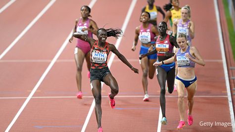 Mary Moraa With The Shock Upset Over Athing Mu In World 800m Final