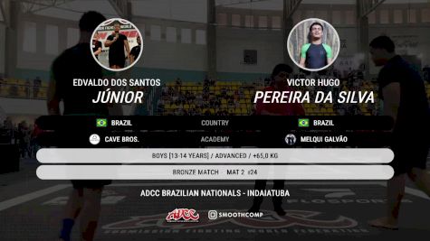 Victor Hugo Pereira Da Silva vs Edvaldo Dos Santos Júnior 2025 ADCC Brazilian Nationals