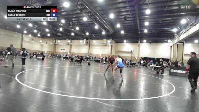 135 lbs Consi Of 4 - Elisa Medina, East Lake Wrestling Club vs Emily Myers, Sirens Demise