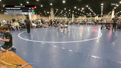 113 lbs Champ. Round 2 - Zane Blanchard, Predator Wrestling vs Niccolo Pellicano, Venice Takedown Club