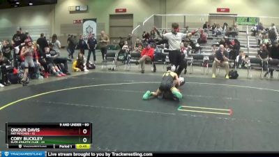 60 lbs Cons. Round 3 - Cory Buckley, Elite Athletic Club vs Onour Davis, Mat Psychos